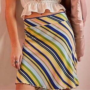 Free people Striped Multicolor Women's Skirt